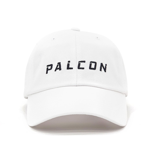 Palcon font cotton ball cap_WHITE