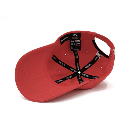 Palcon font cotton ball cap_RED