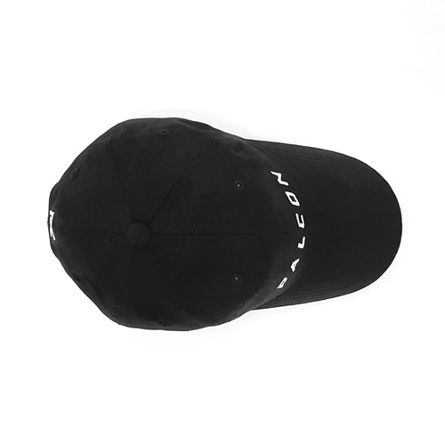 Palcon font cotton ball cap_BLACK